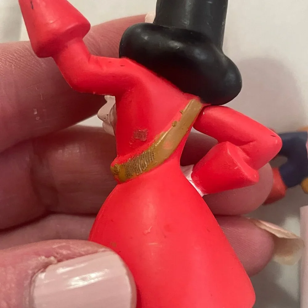 Lot of 4 Jake and the Neverland Pirates & Captain Hook PVC Cake Toppers READ
